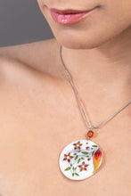 Load image into Gallery viewer, Sunset Orange Gilnith Diva necklace